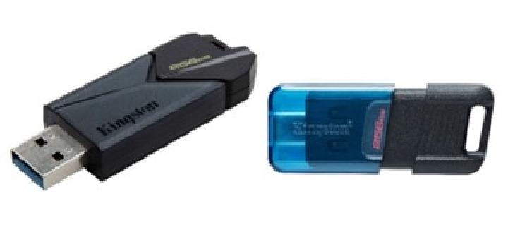 Kingston Rilis Flash Drive USB DataTraveler Exodia Onyx dan 80 M untuk Bepergian