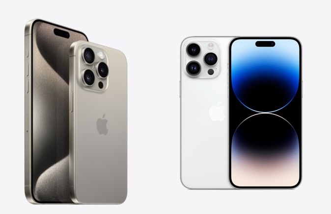 Perbandingan iPhone 14 Pro Max dengan iPhone 15 Pro Max